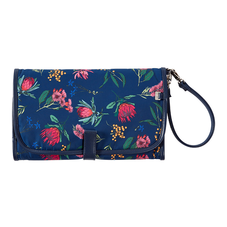 Change Clutch - Navy Botanical