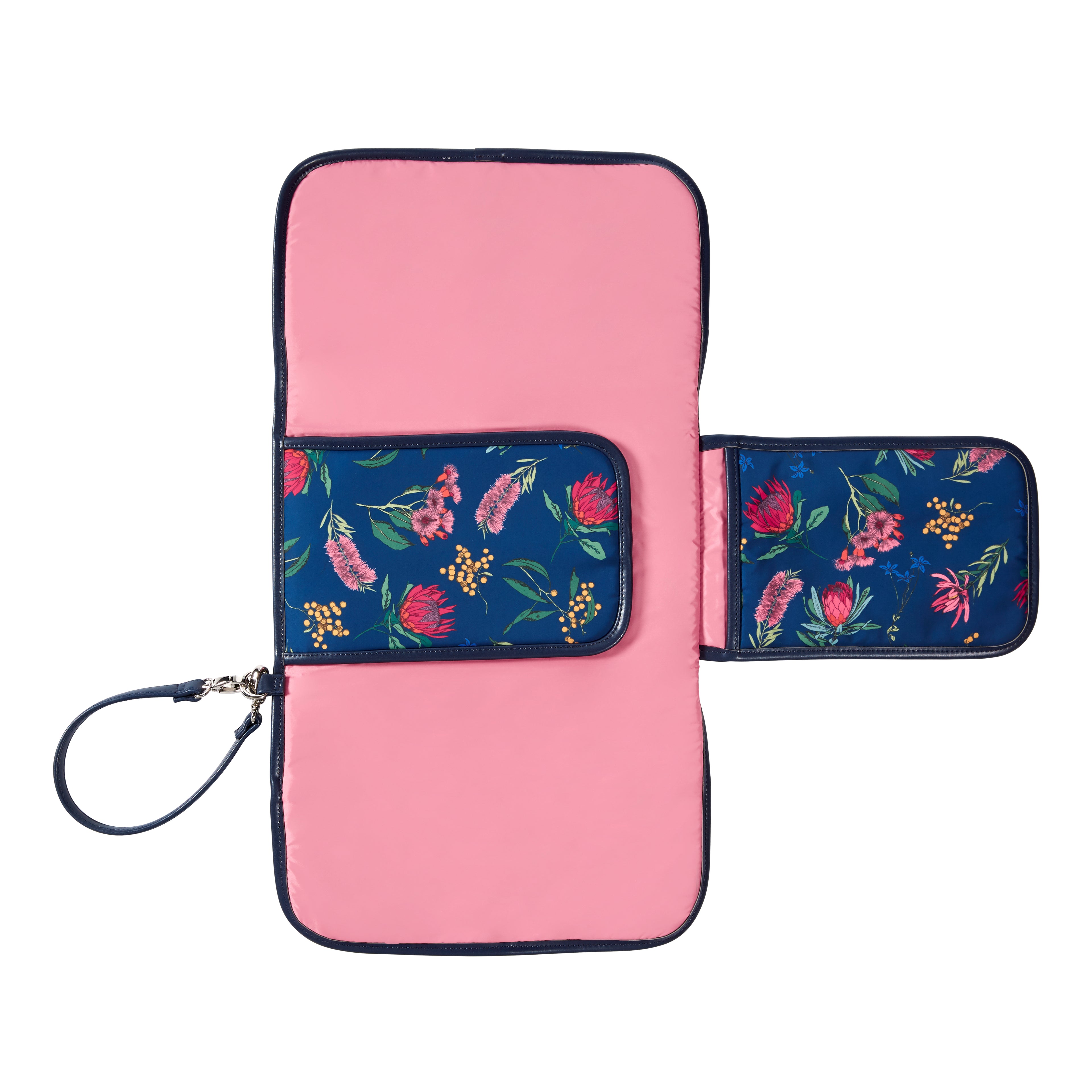 Change Clutch - Navy Botanical