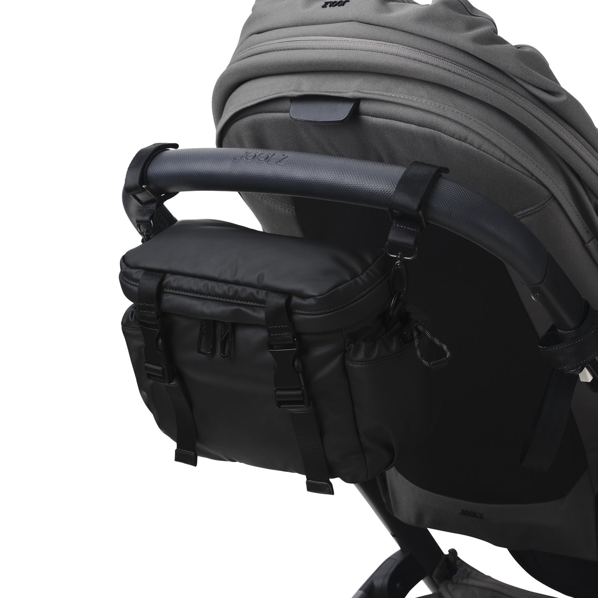 Traveller Pram Caddy - Black Weatherproof