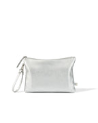 Nappy Changing Pouch - Metallic Silver