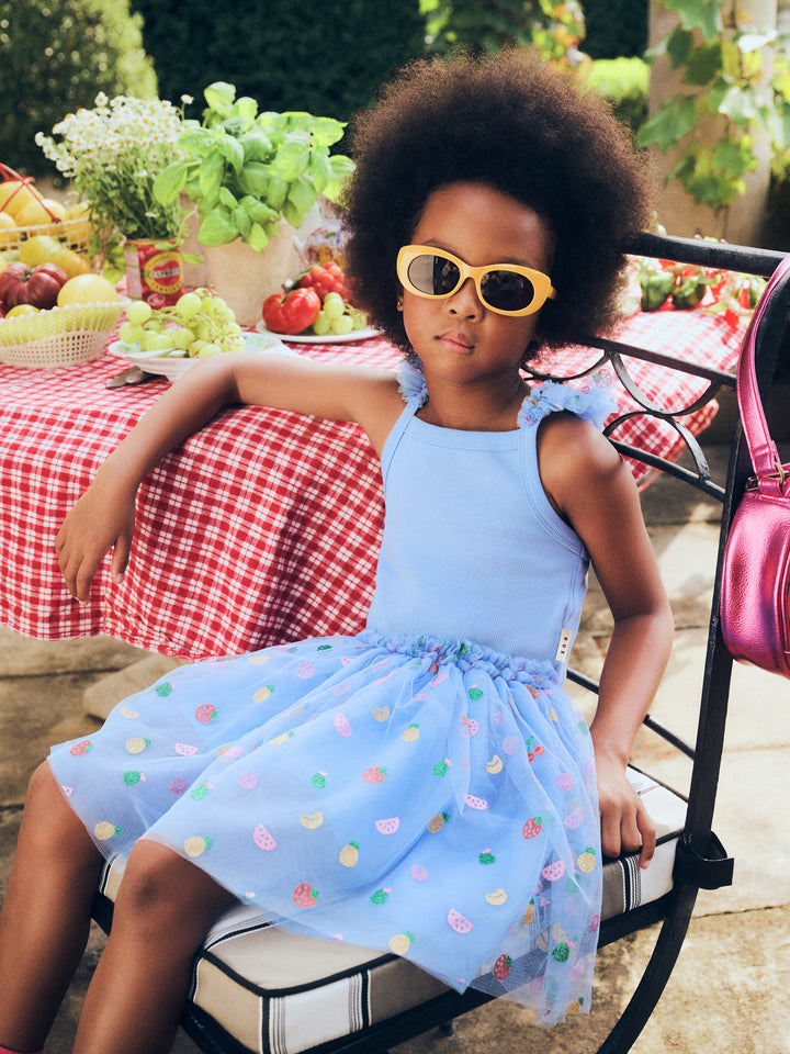 Huxbaby Fruit Salad Summer Tulle Dress
