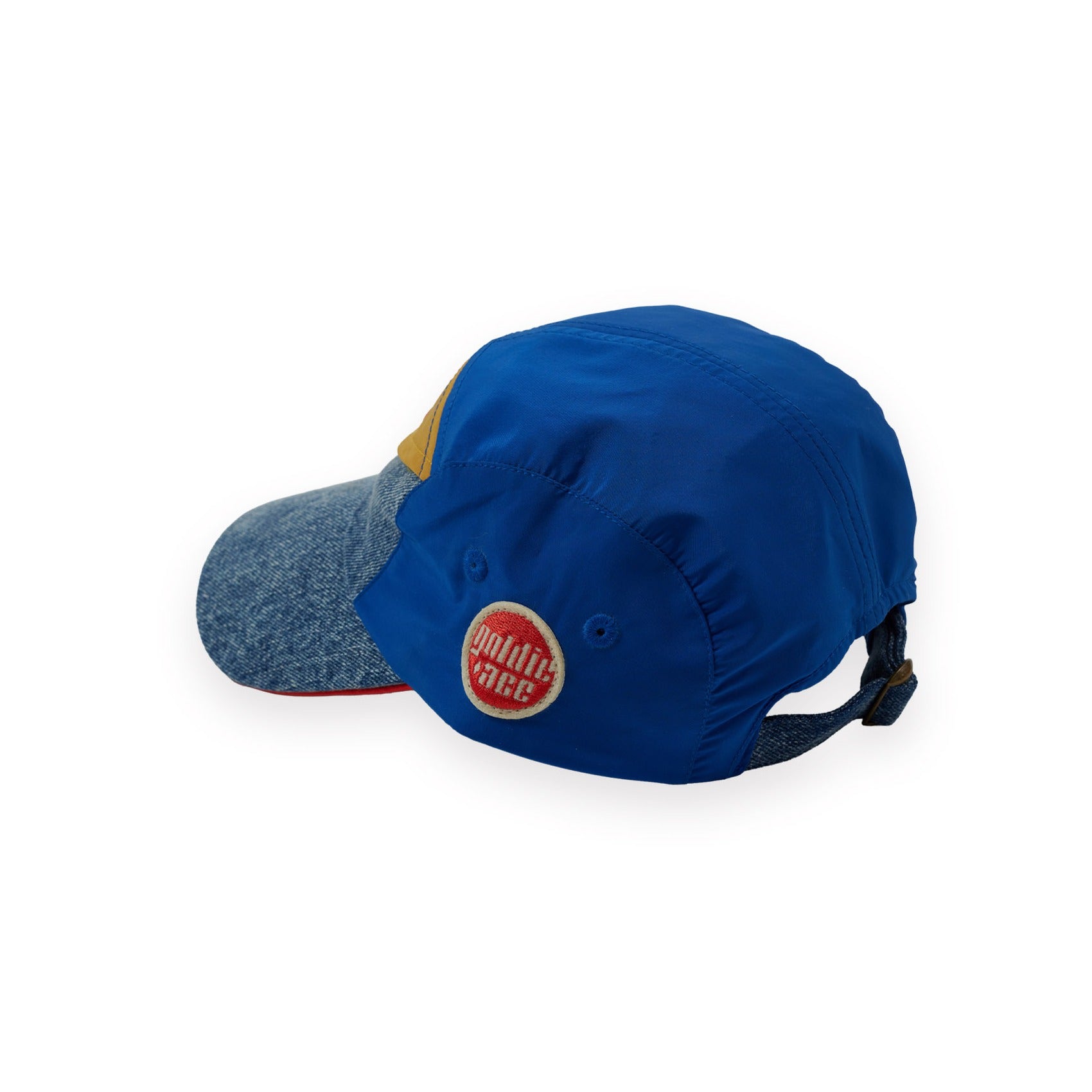 Colour Block Vintage Denim Cap