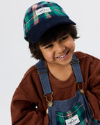 Austin Green Check Overalls