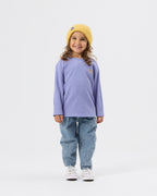 Essential Stripe Rib Top Purple