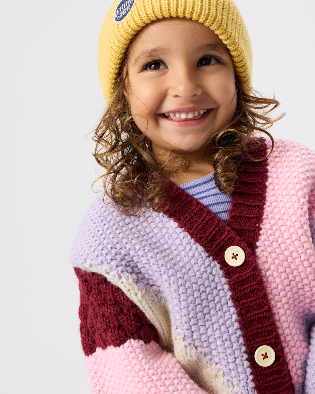 Essential Stripe Rib Top Purple