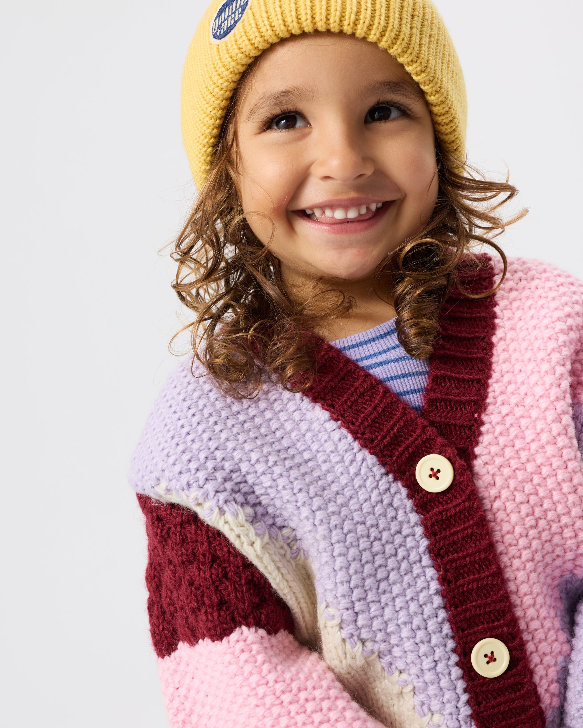 Essential Stripe Rib Top Purple