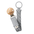 Pacifier Clip - Cloud/Iron
