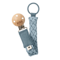 Pacifier Clip - Petrol/Baby Blue
