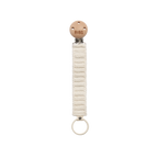 Knitted Pacifier Clip - Ivory