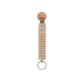 Knitted Pacifier Clip - Vanilla