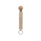 Knitted Pacifier Clip - Vanilla