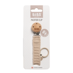 Knitted Pacifier Clip - Ivory