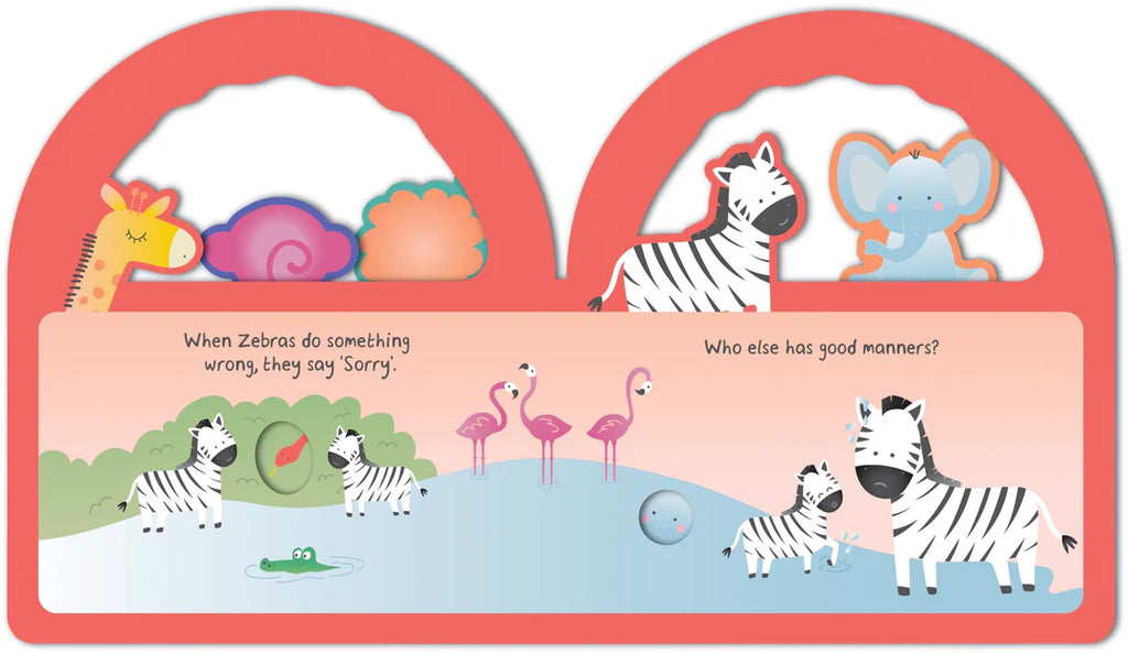 Baby's World - Peek-a-Boo Handle Book - We Can Say