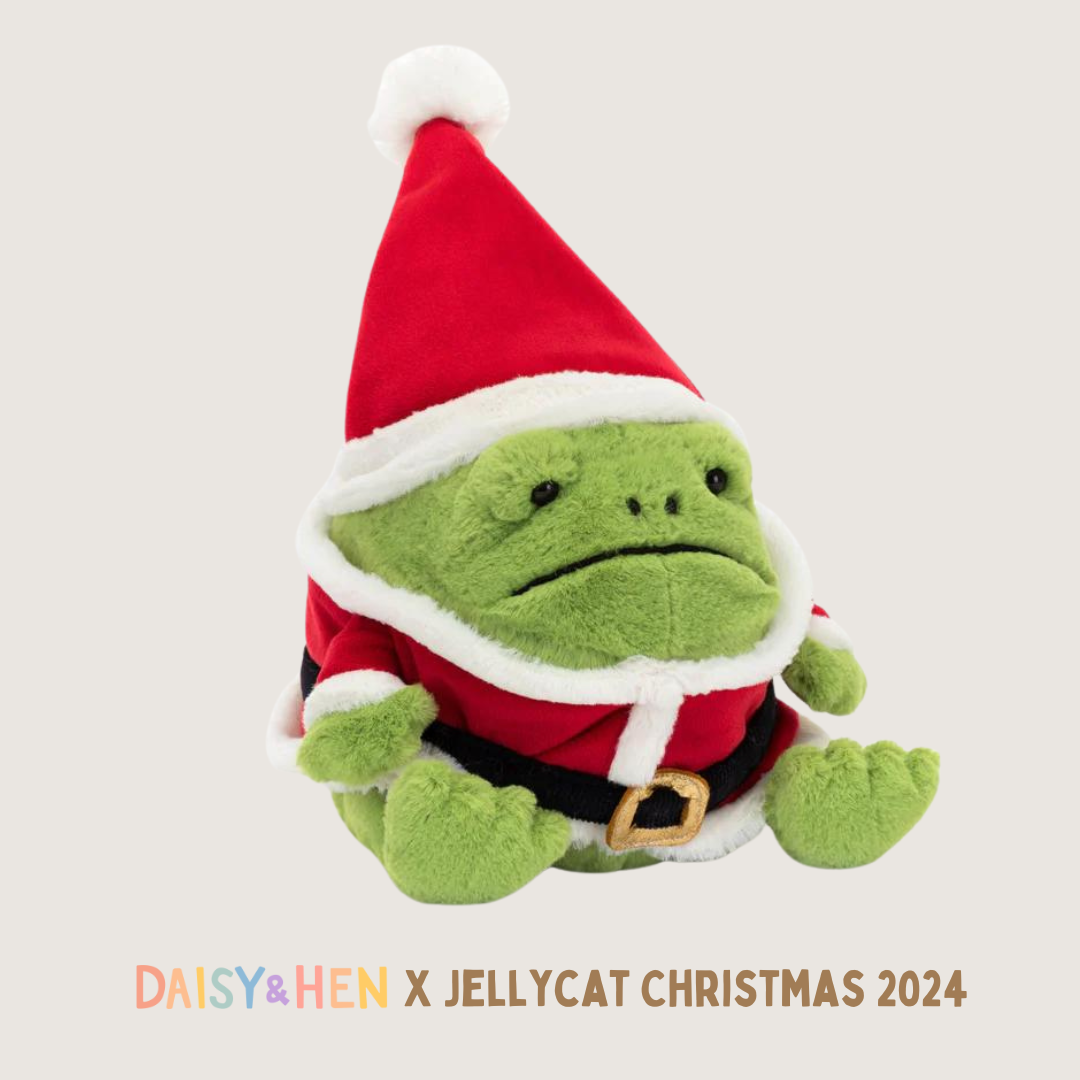 Jellycat Santa Ricky Rain Frog – Daisy and Hen