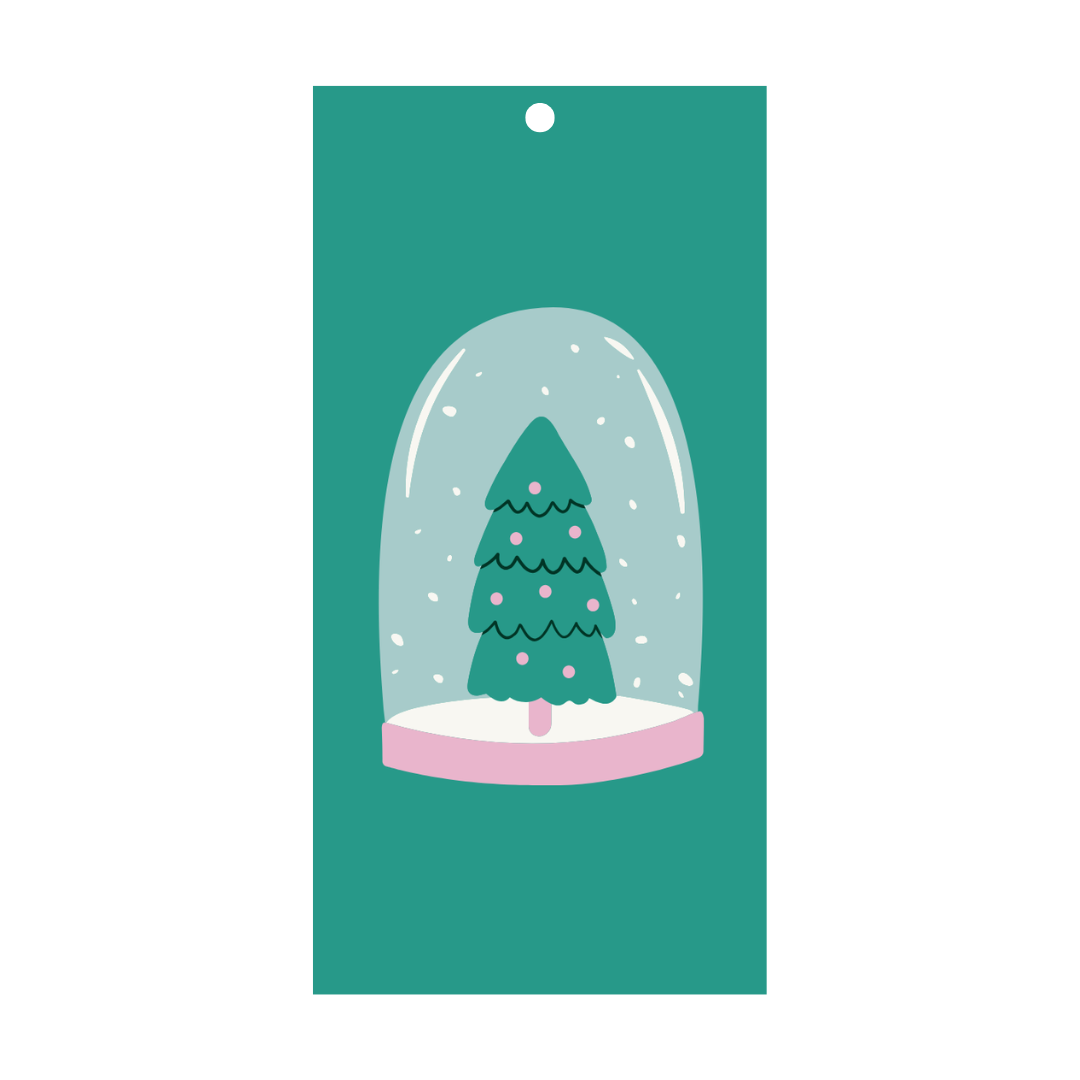 Daisy & Hen Exclusive Luxe Linen Christmas Gift Tags - 6pk Single Design