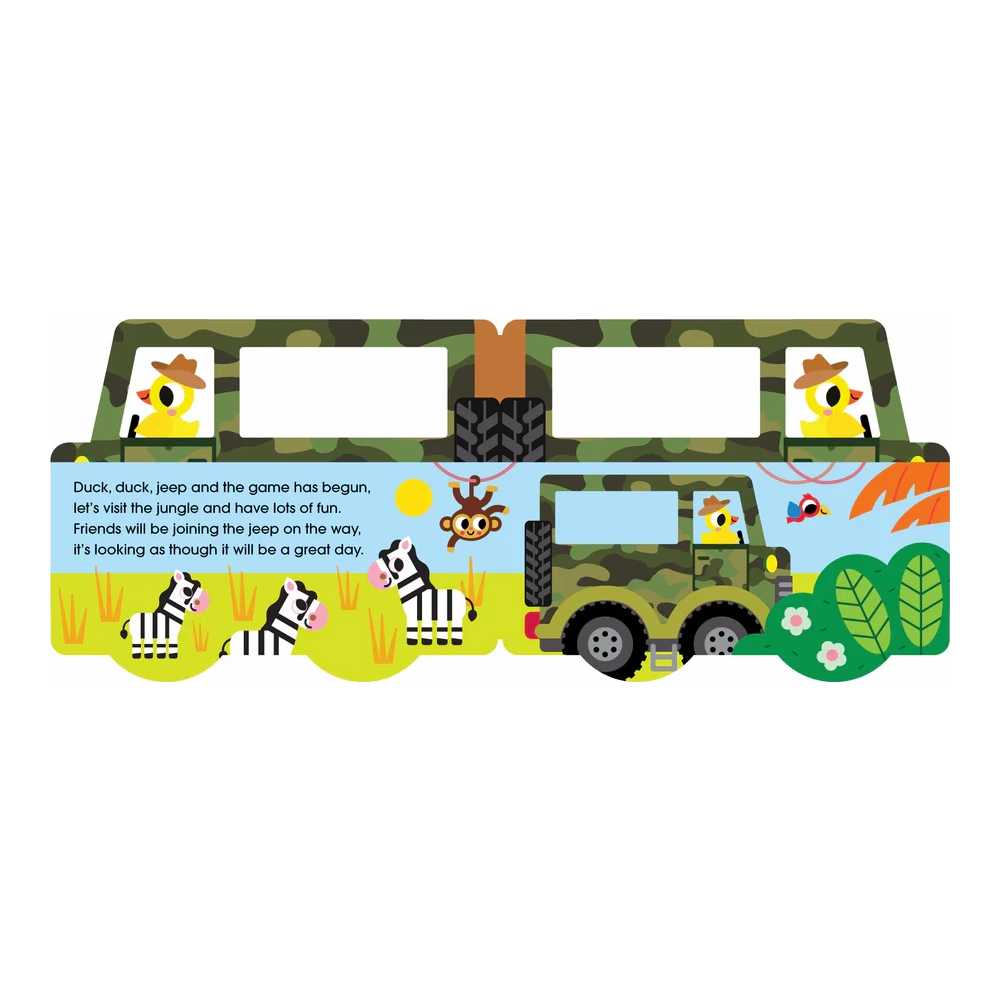 Mini Me - Shaped Board Book - The Jeep in the Jungle