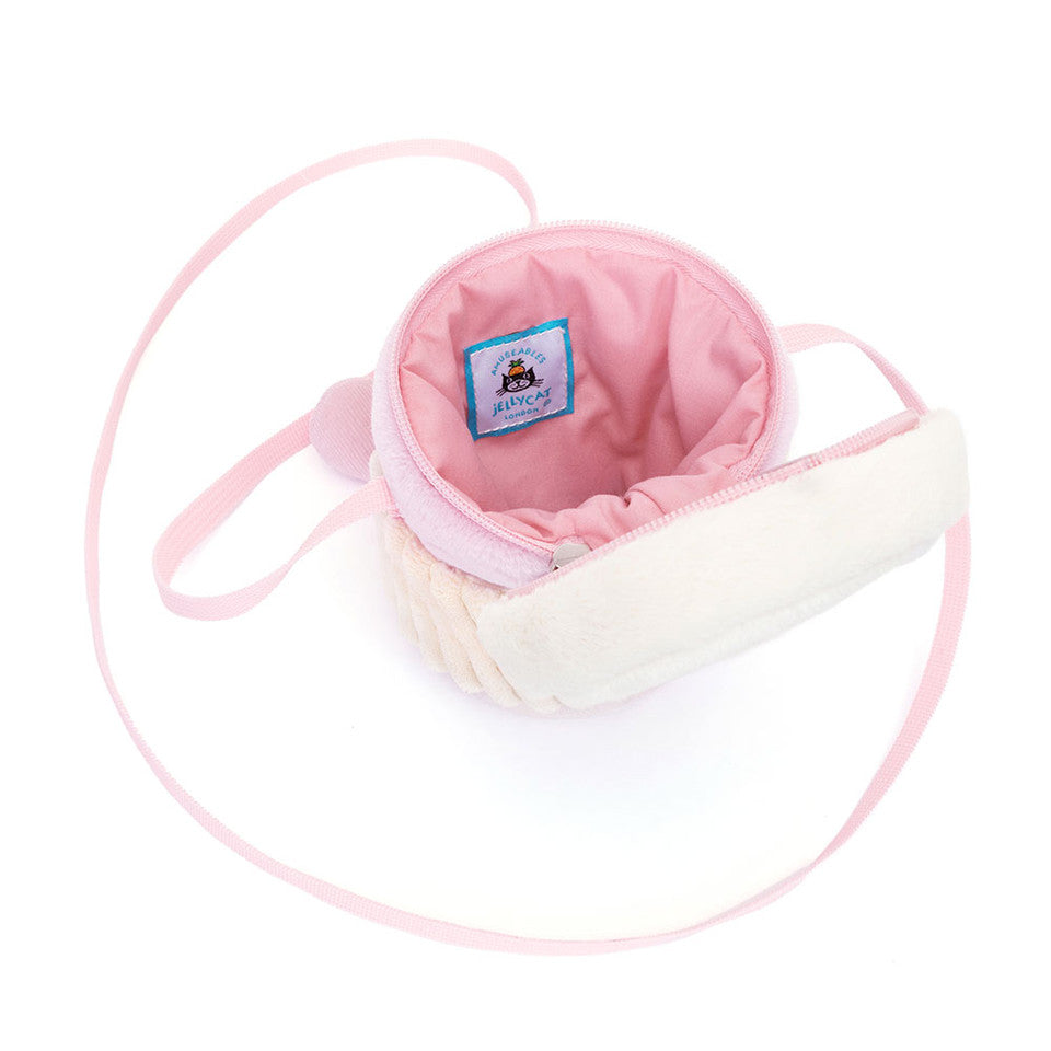 Jellycat Amuseables Bag - Coffee-To-Go Pink