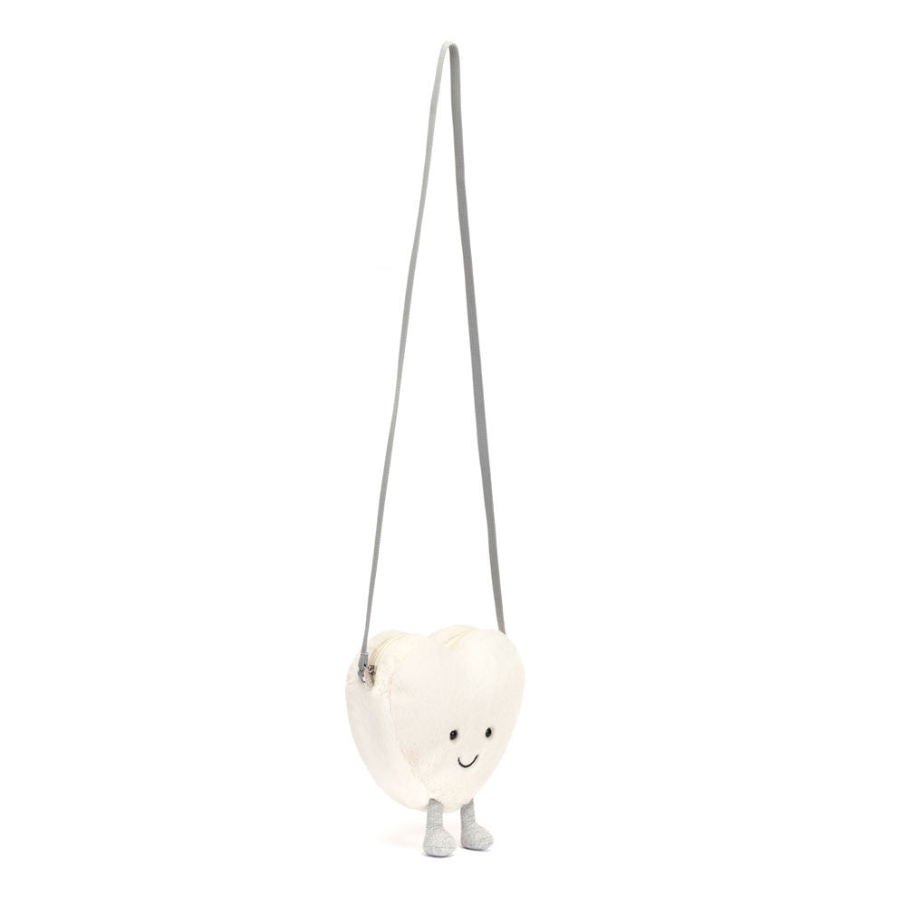 Jellycat Amuseable Cream Heart Bag