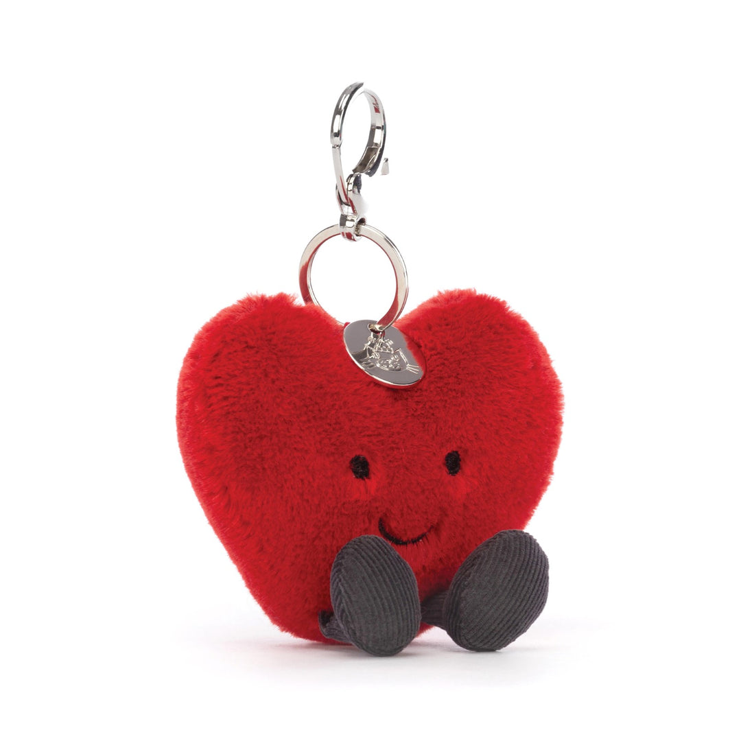 Jellycat Amuseable Red Heart Bag Charm