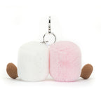Jellycat Amuseables Bag Charm - Pair of Marshmallows