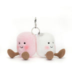 Jellycat Amuseables Bag Charm - Pair of Marshmallows