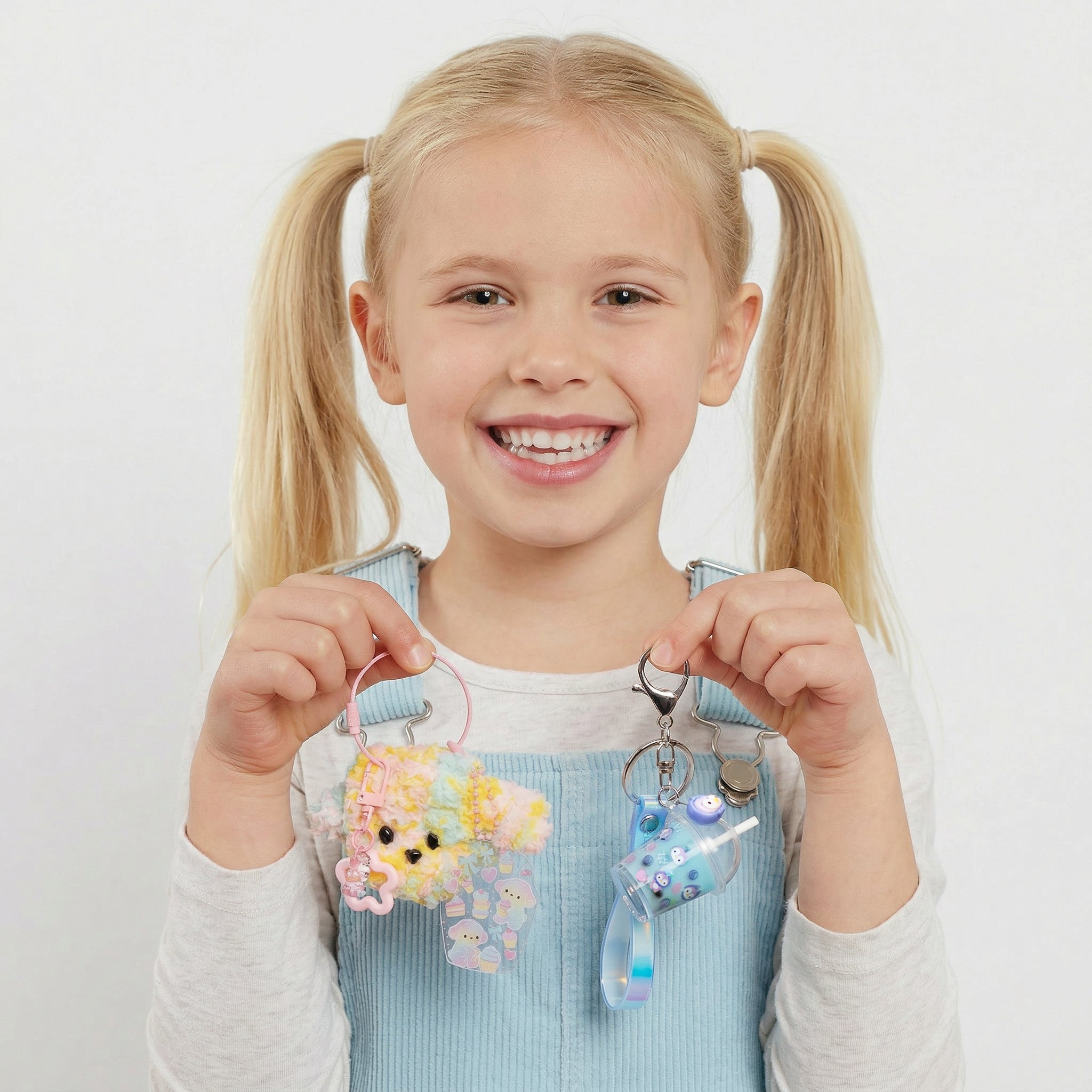 Bag Charm Kit - Blueberry Bubble Tea