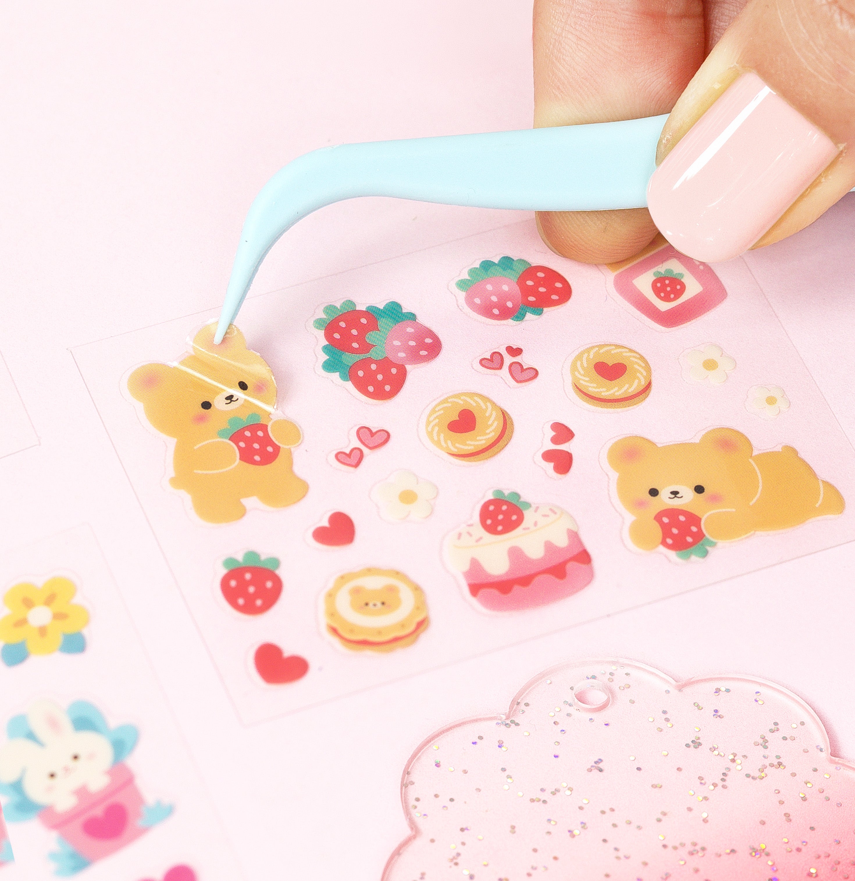 Sticker Craft Kit - Kawaii Bag Charms