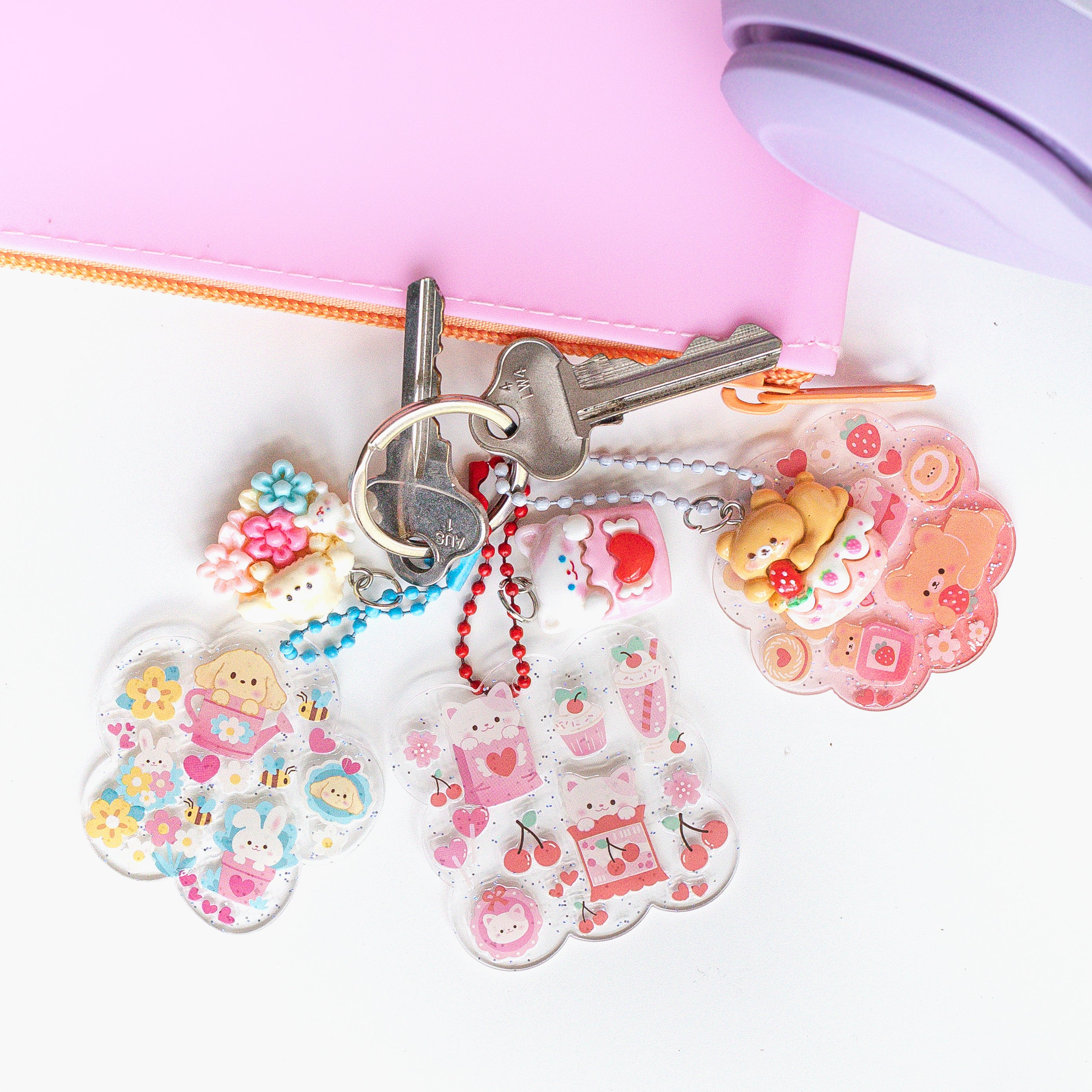 Sticker Craft Kit - Kawaii Bag Charms