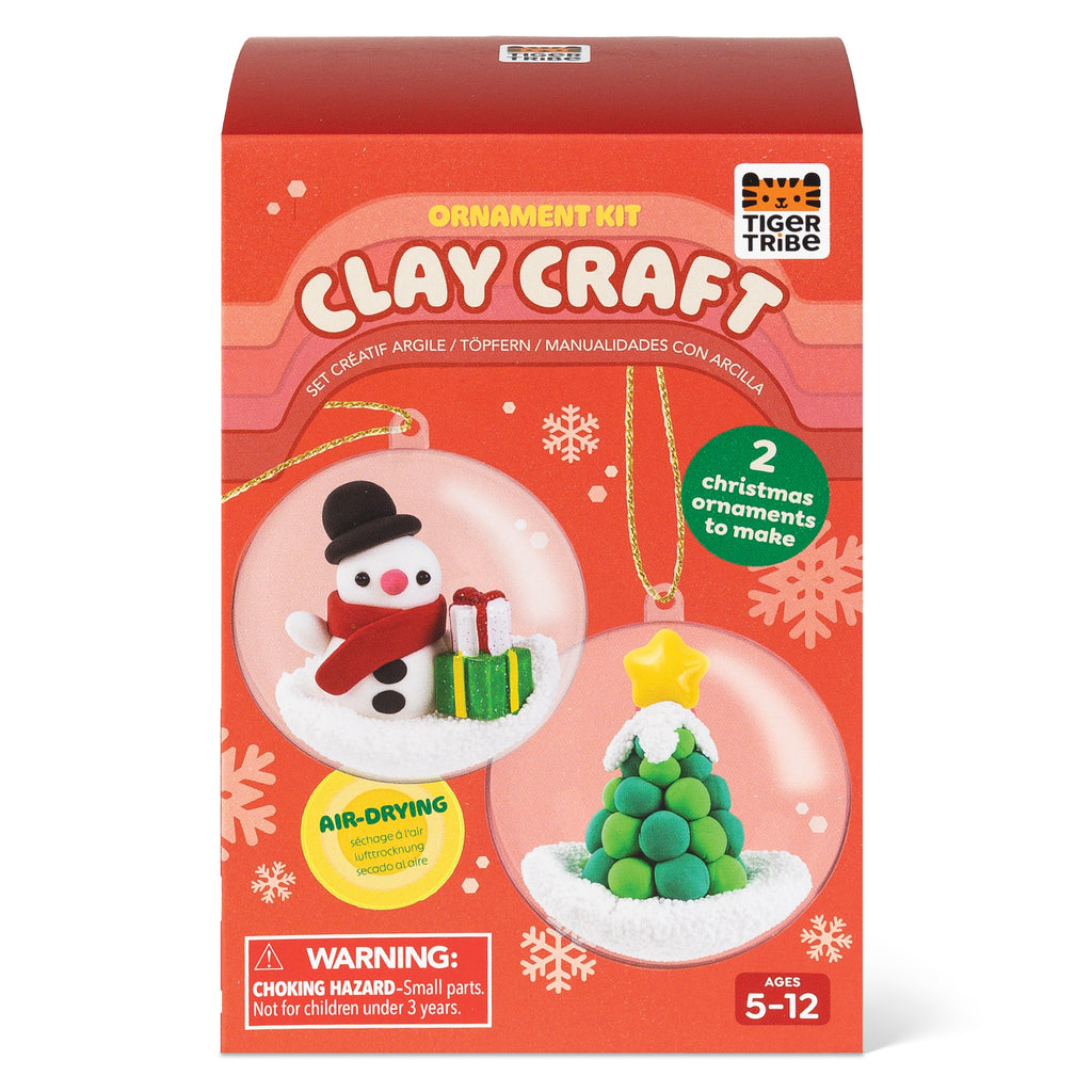 Clay Craft - Ornament Kit - Snowman & Tree
