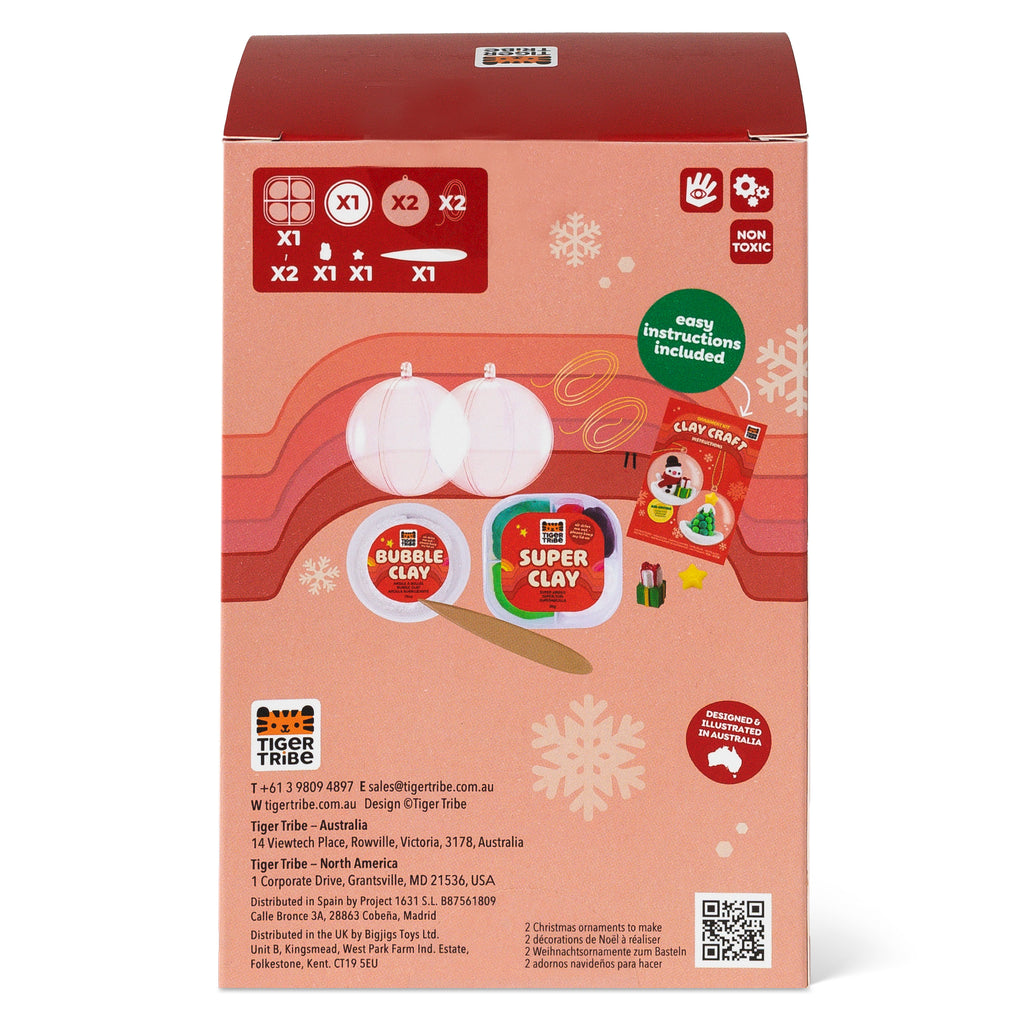 Clay Craft - Ornament Kit - Snowman & Tree