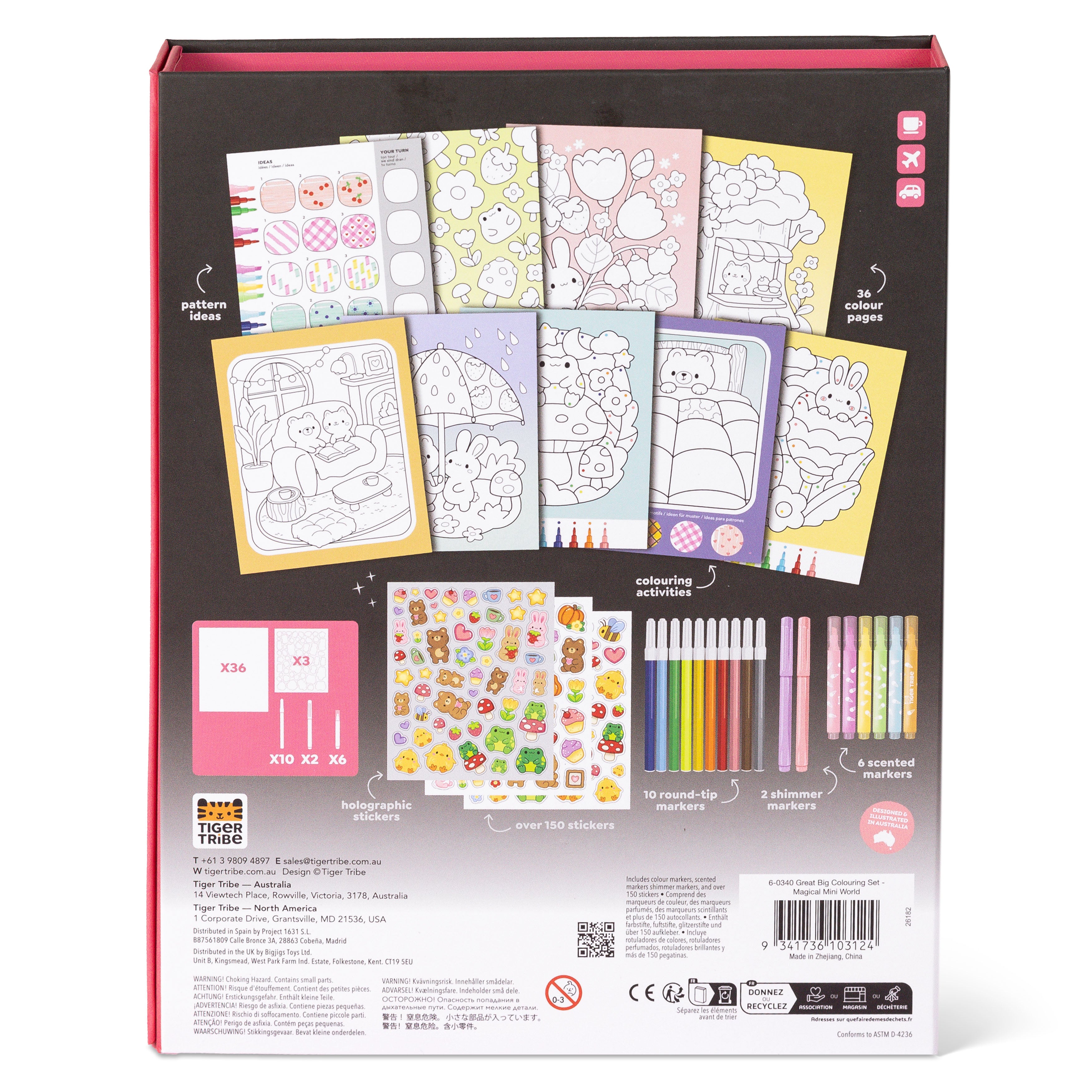 Great Big Colouring Set - Magical Mini Worlds