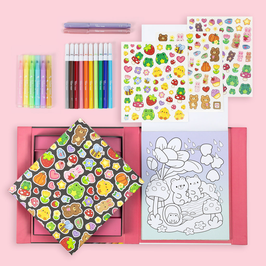 Great Big Colouring Set - Magical Mini Worlds