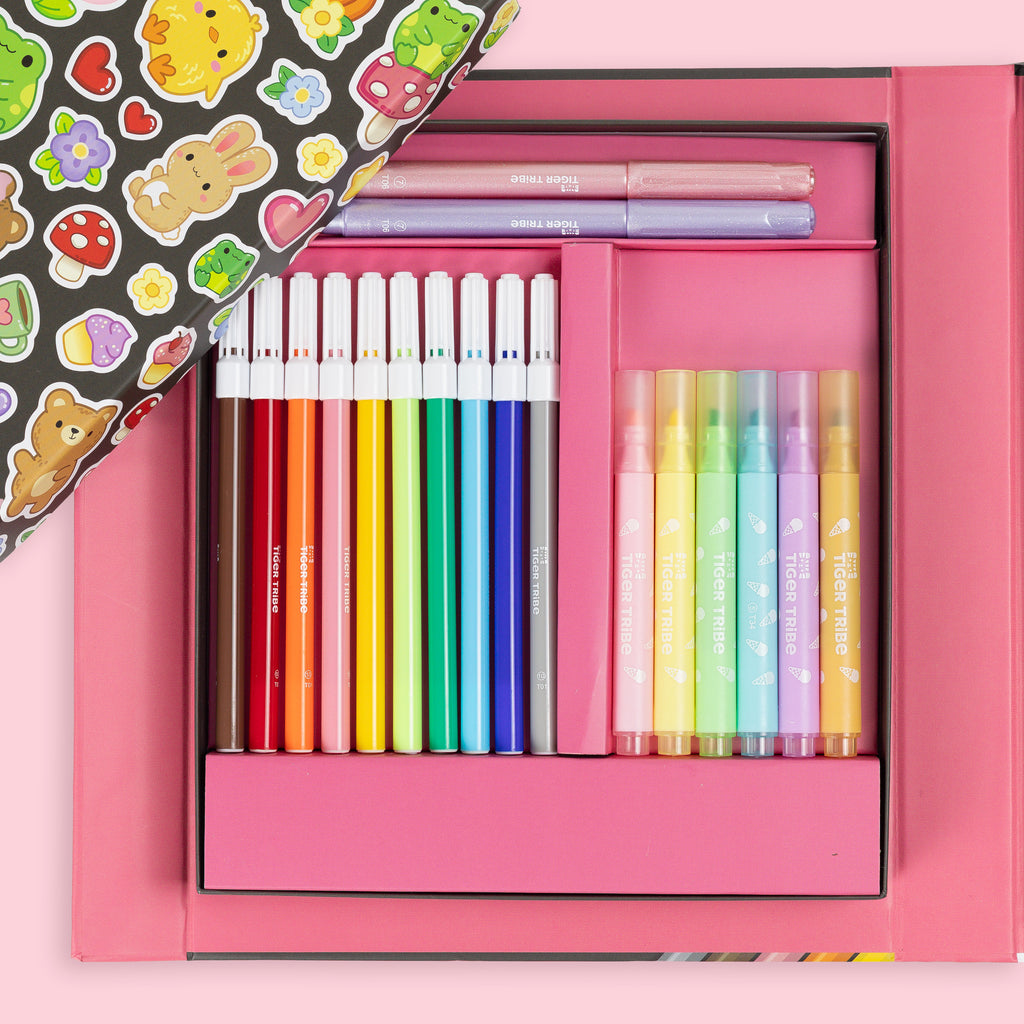 Great Big Colouring Set - Magical Mini Worlds