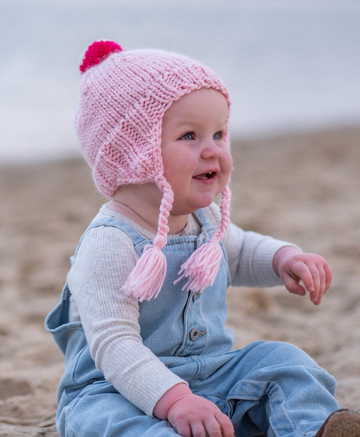Acorn Sunrise Beanie Pink