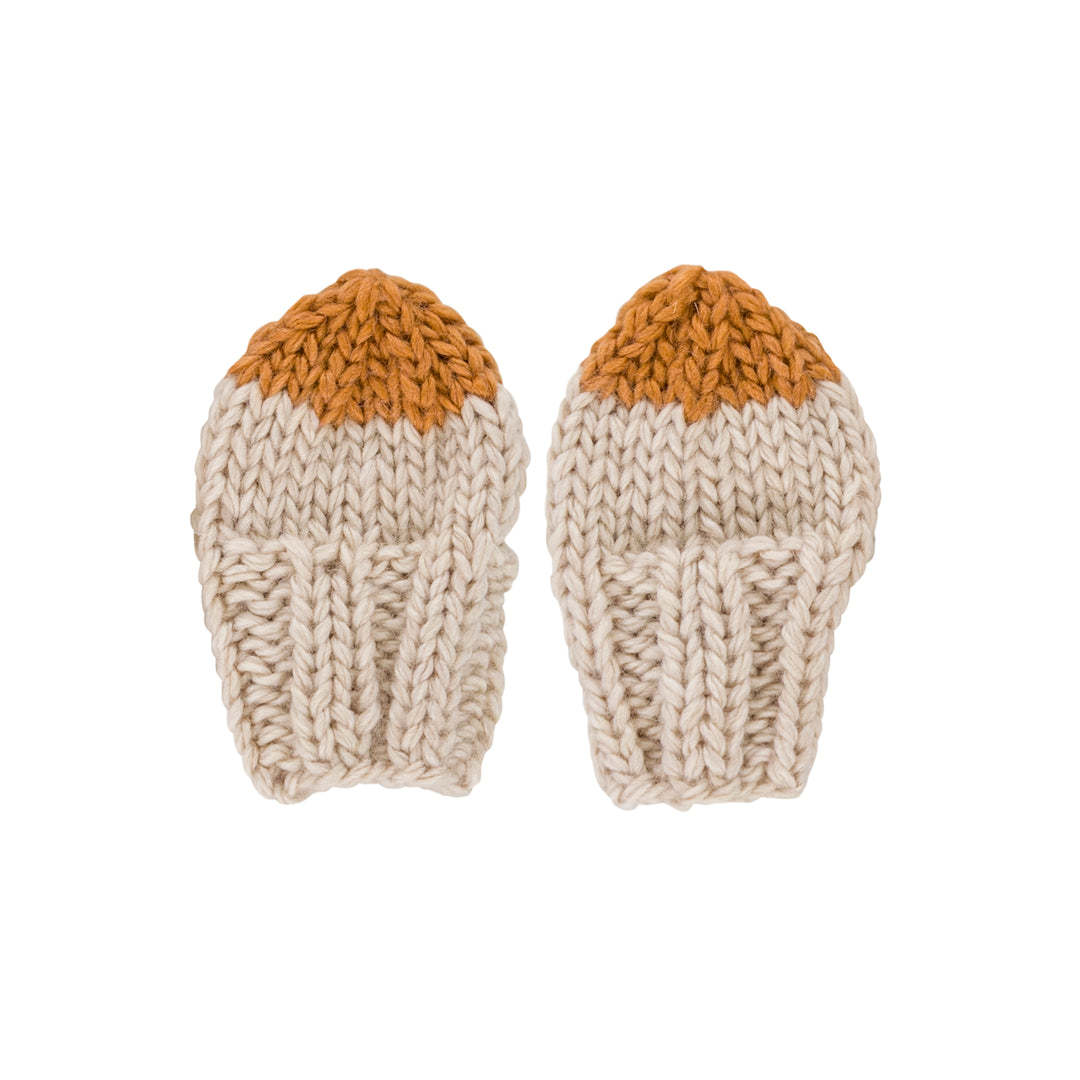 Acorn Sunrise Mittens Oatmeal