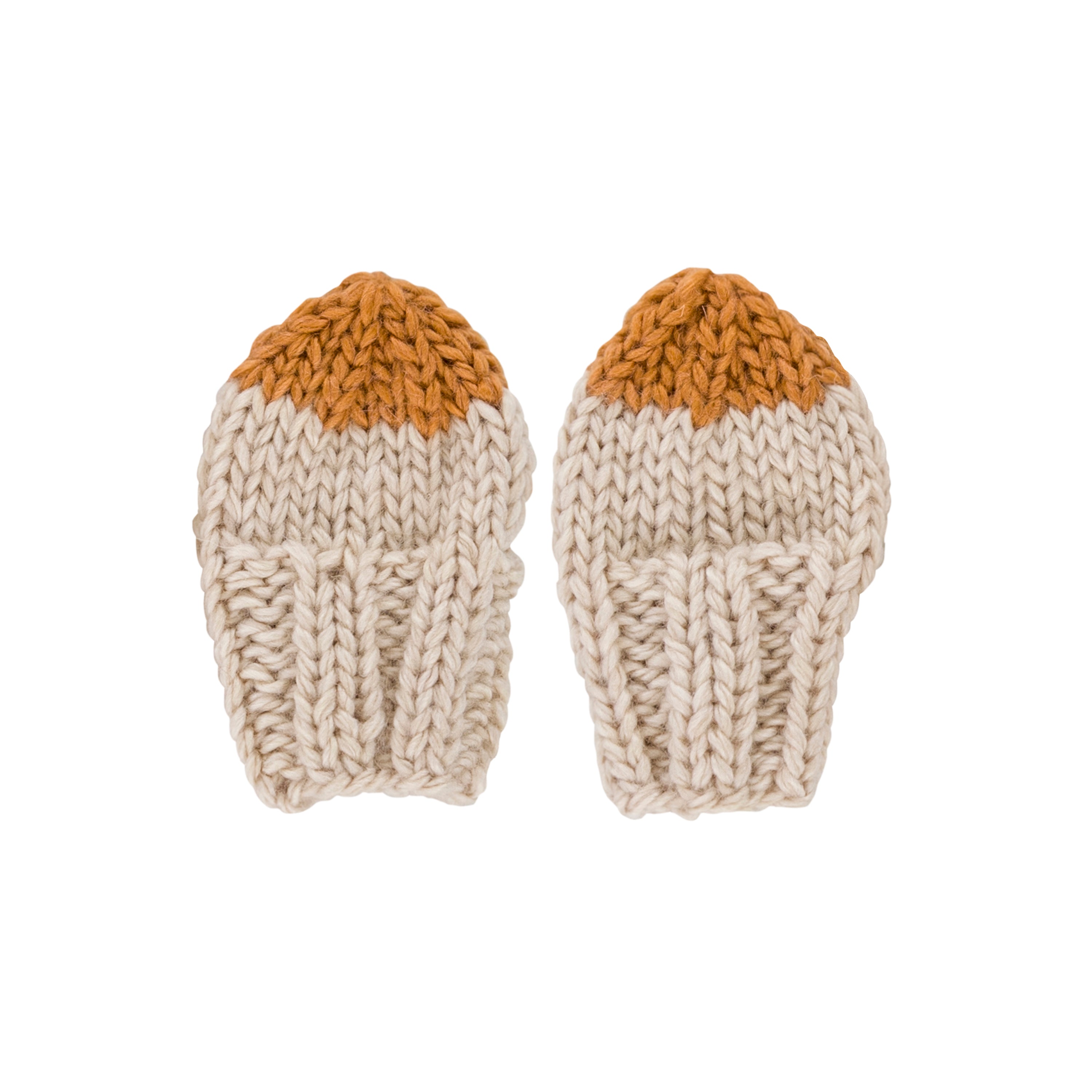 Acorn Sunrise Mittens Oatmeal