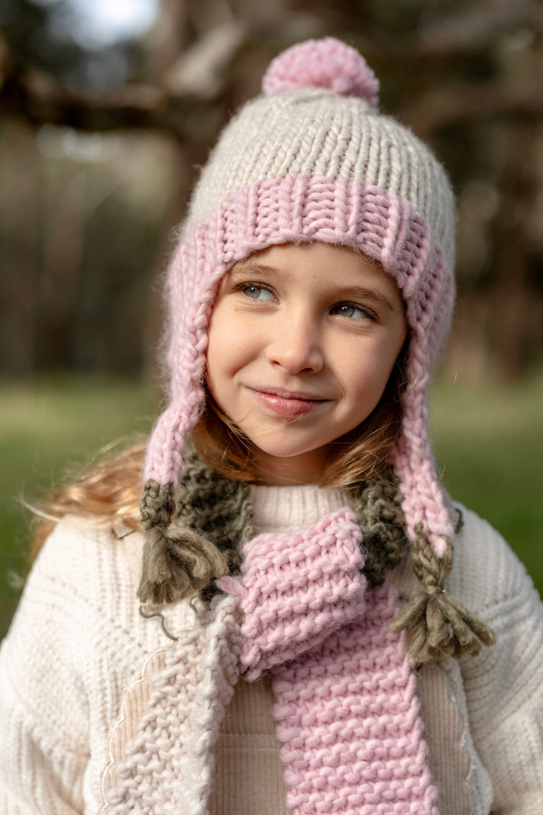 Acorn Earth Beanie - Blossom