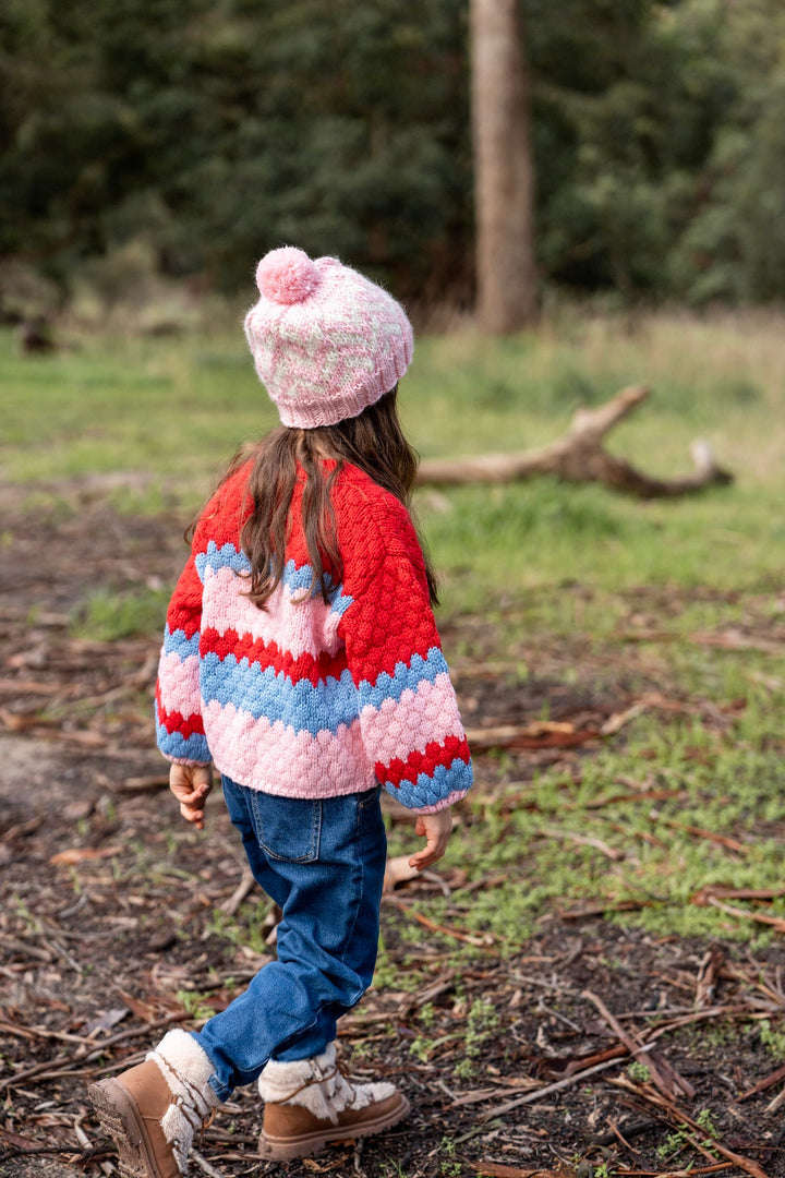 Acorn Tidal Beanie - Pink