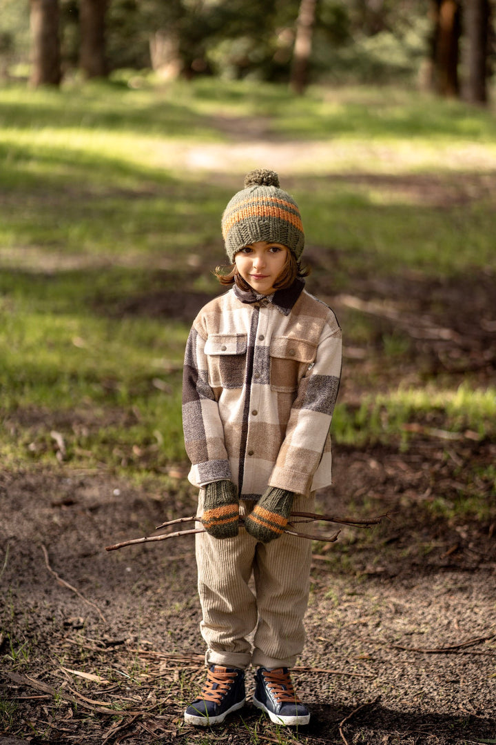 Acorn 80s Beanie - Khaki