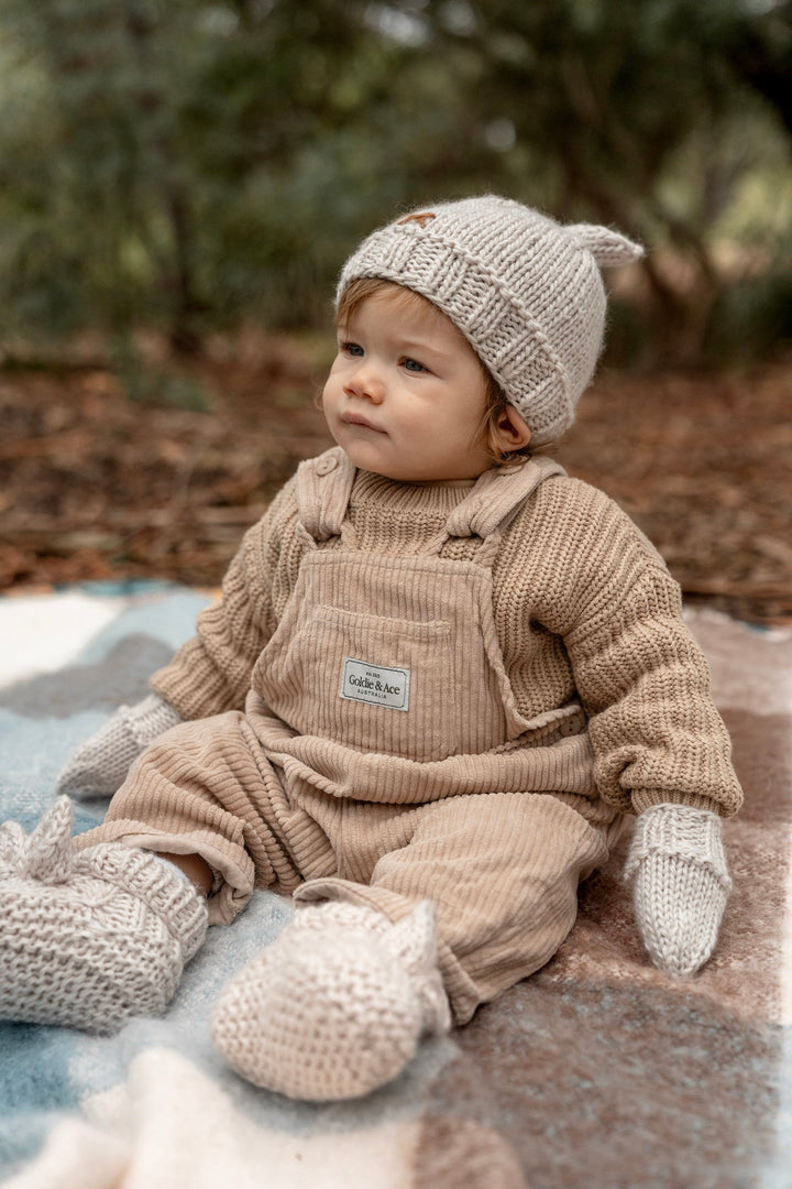 Acorn Cottontail Beanie - Oatmeal