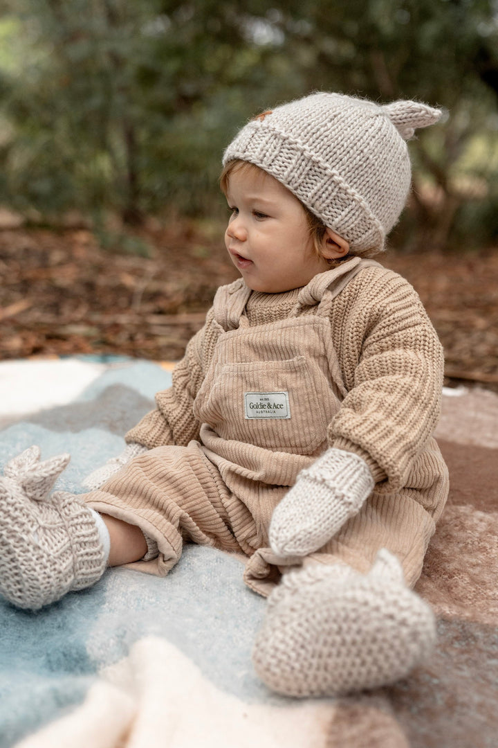 Acorn Cottontail Beanie - Oatmeal