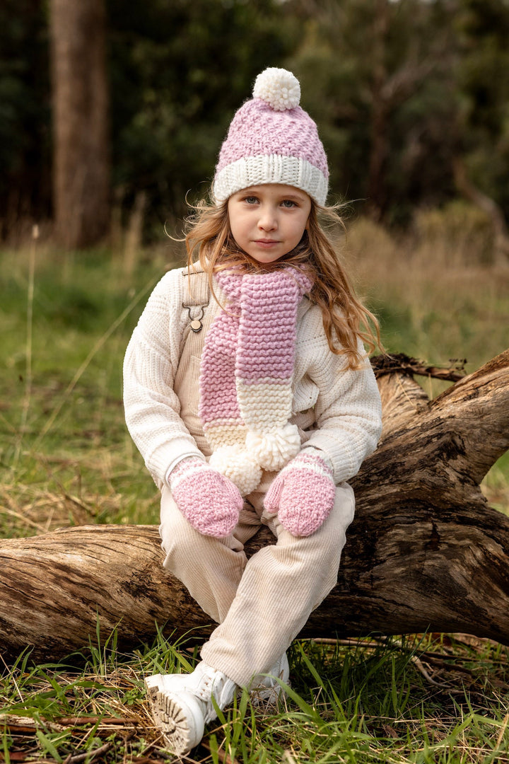 Acorn Ripples Beanie - Pink