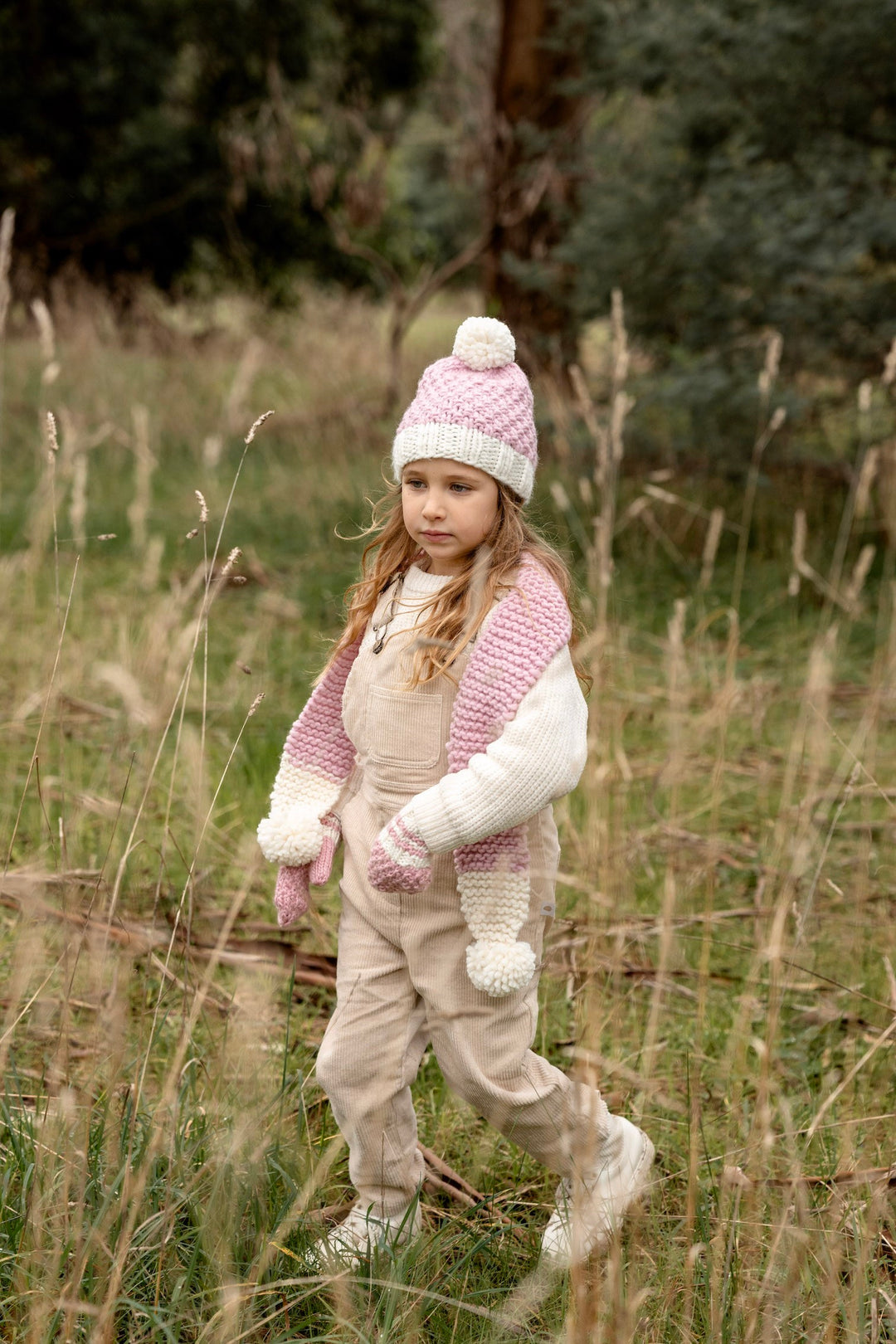 Acorn Ripples Beanie - Pink