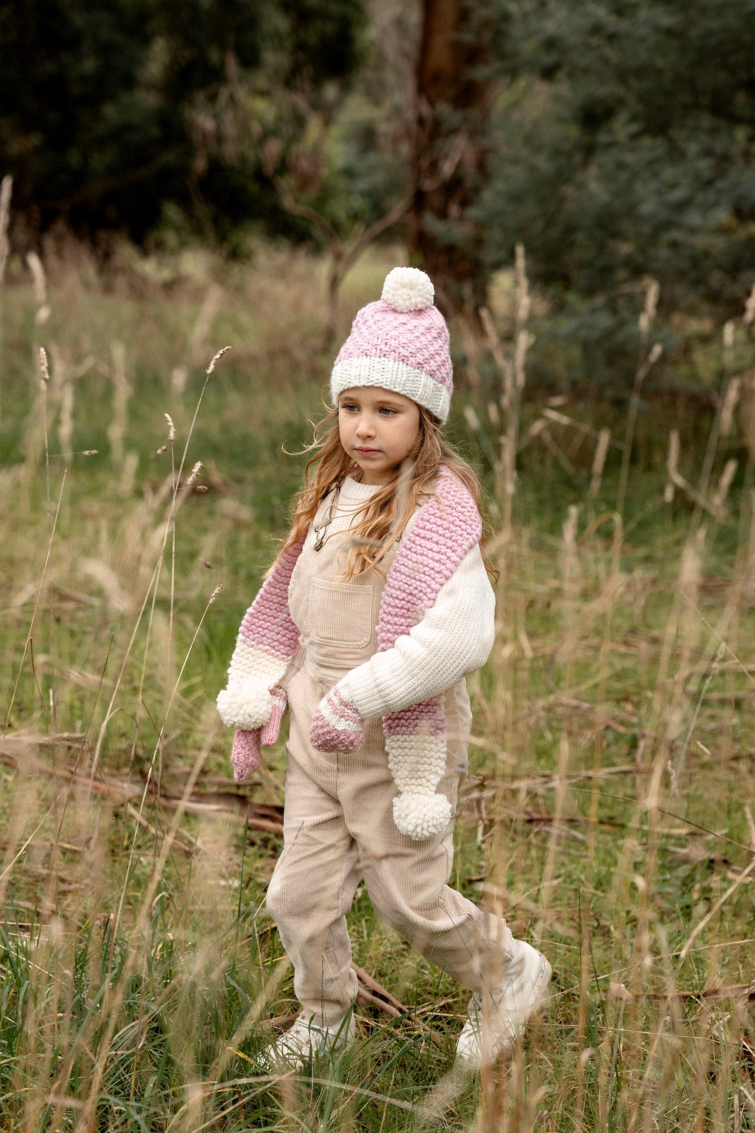 Acorn Ripples Beanie - Pink
