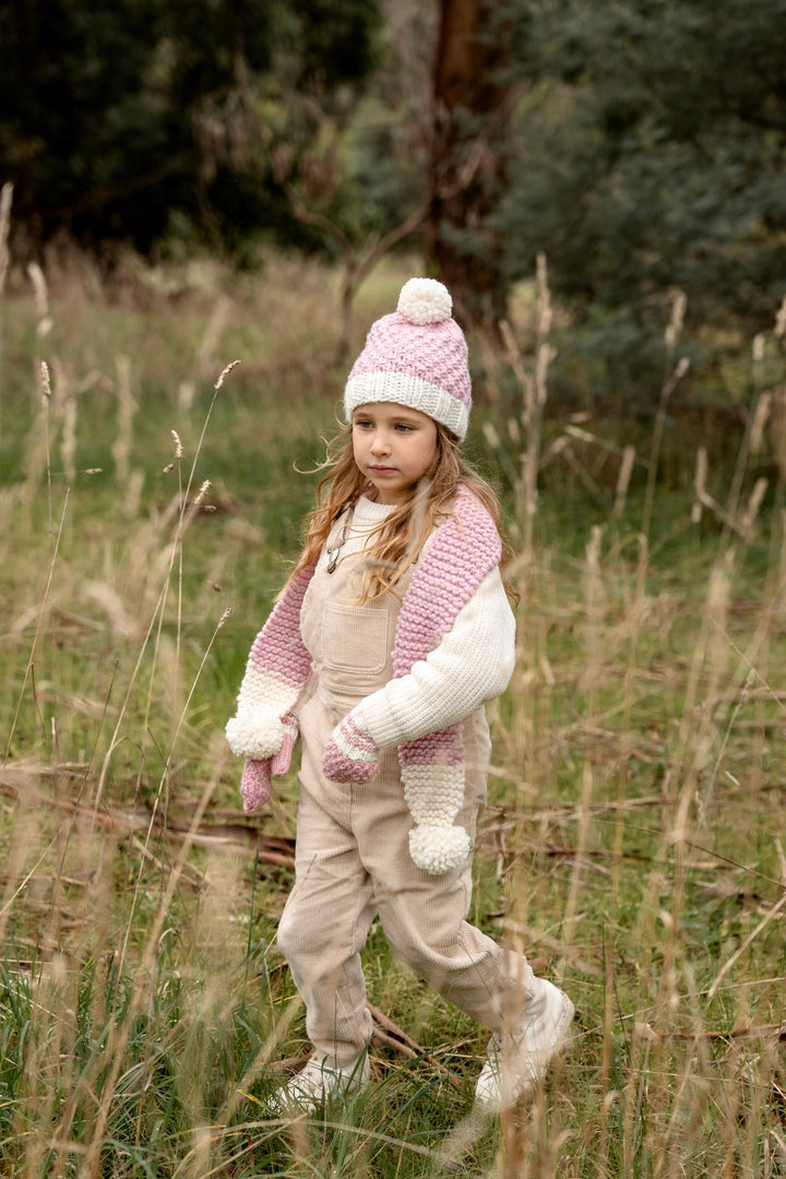 Acorn Ripples Beanie - Pink