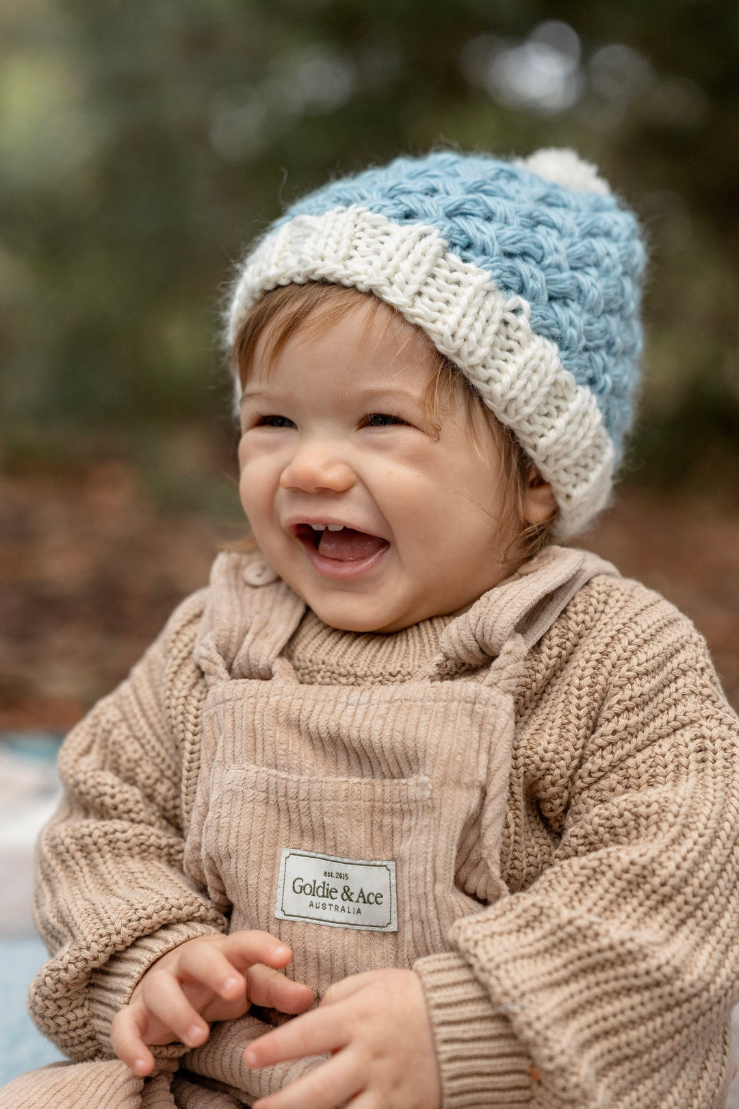 Acorn Ripples Beanie - Blue