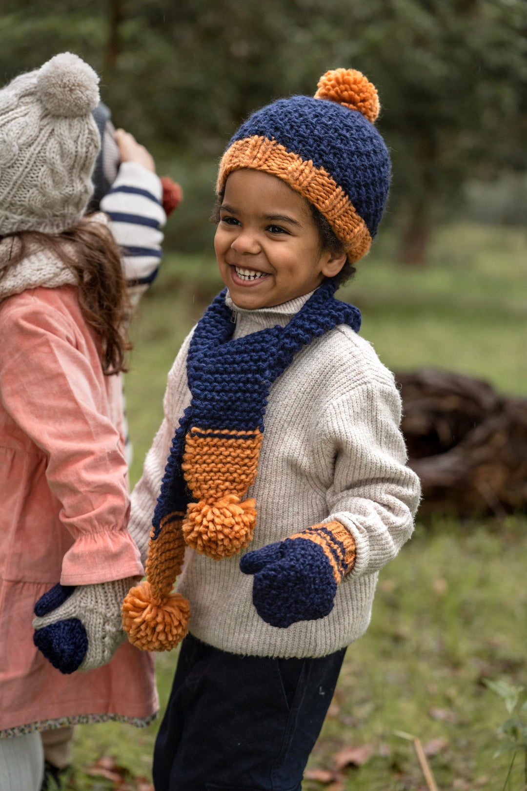 Acorn Ripples Beanie - Navy