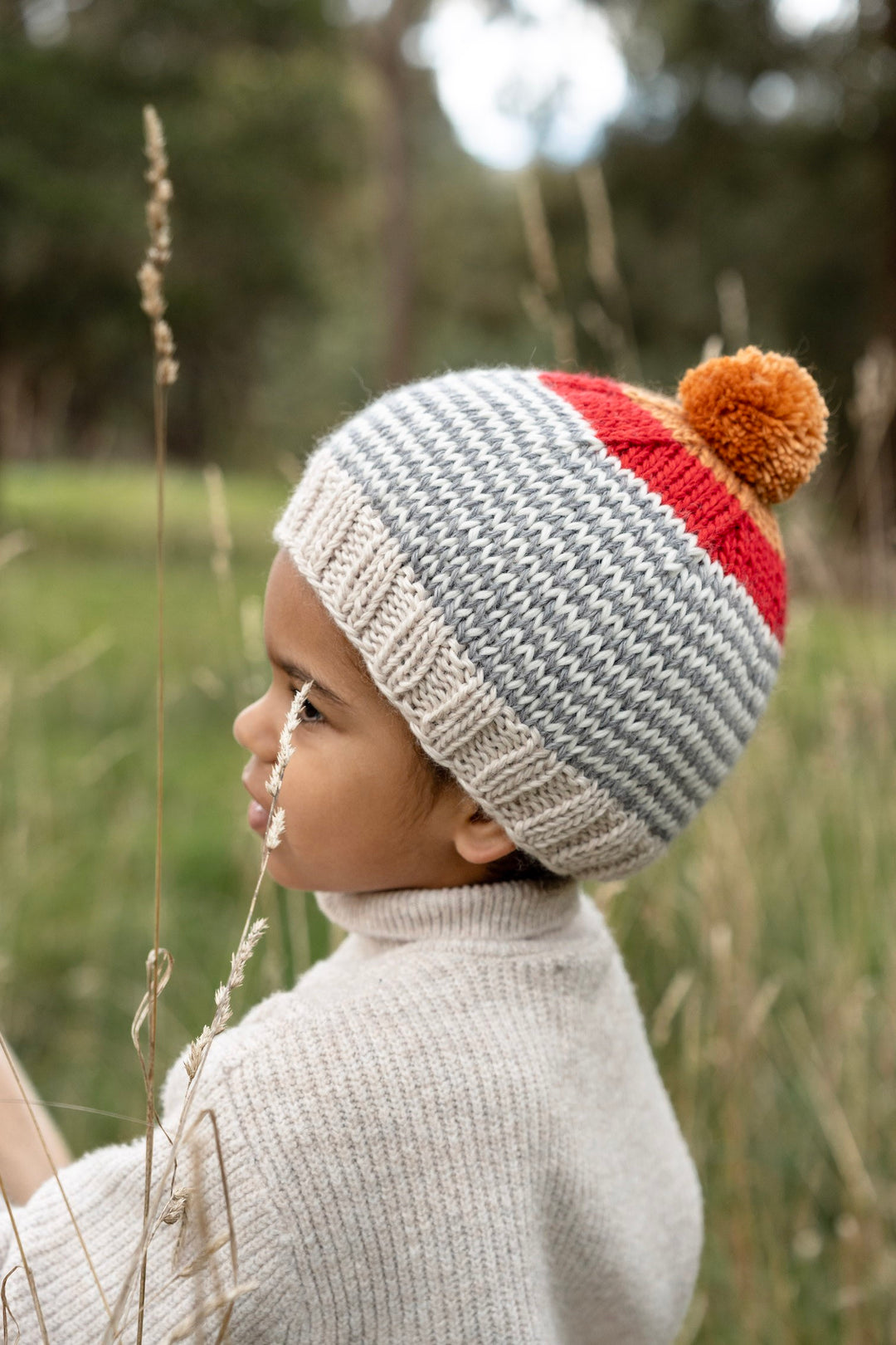 Acorn Horizon Beanie - Grey Stripe