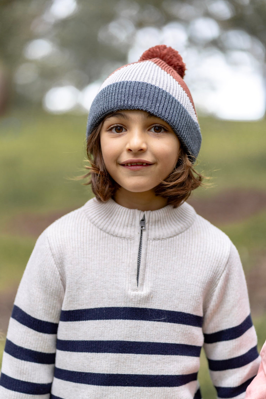 Acorn Hidden Valley Merino Beanie - Chestnut