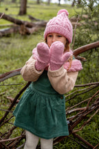 Free Spirit Mittens - Pink